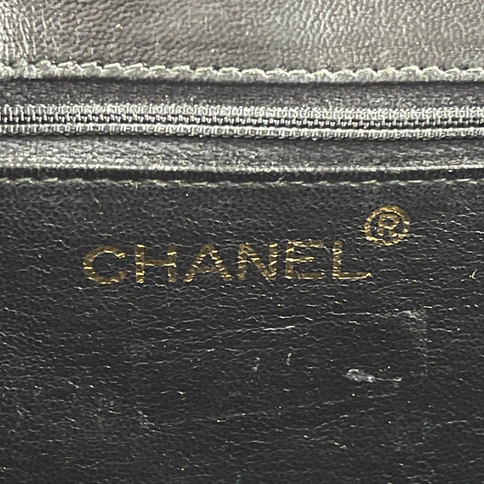 CHANEL - Vintage *Rare* Top Handle Lambskin CC Small Envelope Bag