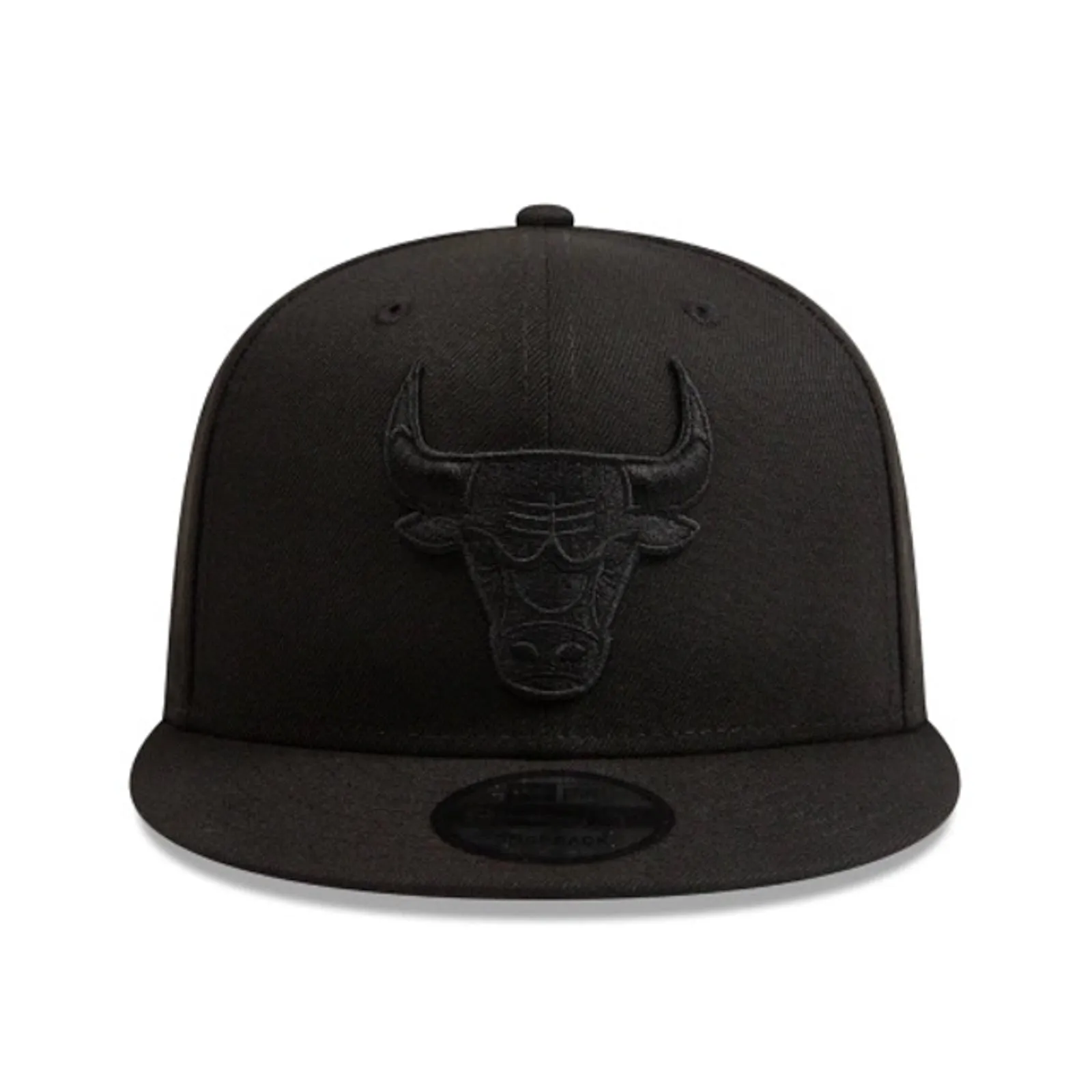 Chicago Bulls Black on Black New Era 9FIFTY Snapback Adjustable Cap - Black