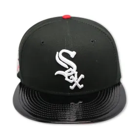 CHICAGO WHITESOX (BLACK PATENT LEATHER BRIM) (2003 ALLSTARGAME) NEW ERA 59FIFTY FITTED (RED UNDER VISOR) (S)