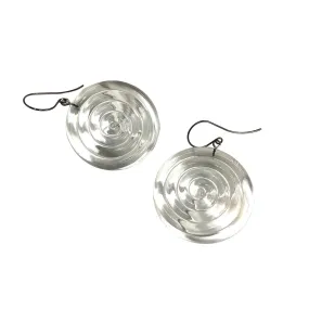 Clear & Glow Spiral Drop Earrings