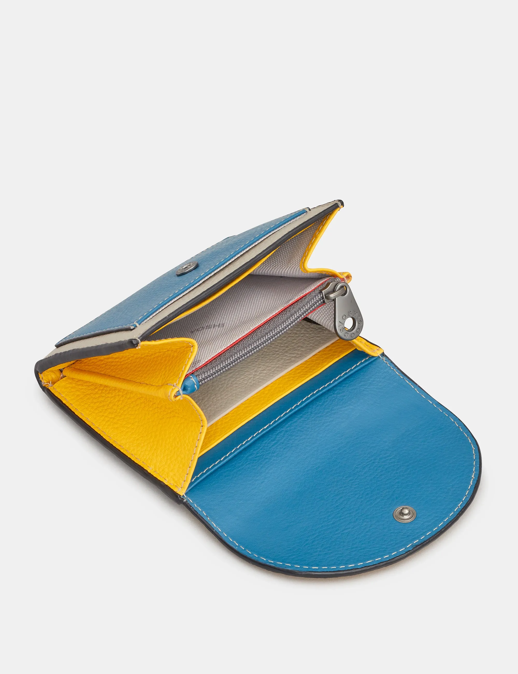 Coastal Colour Block Haworth Flap Over Purse