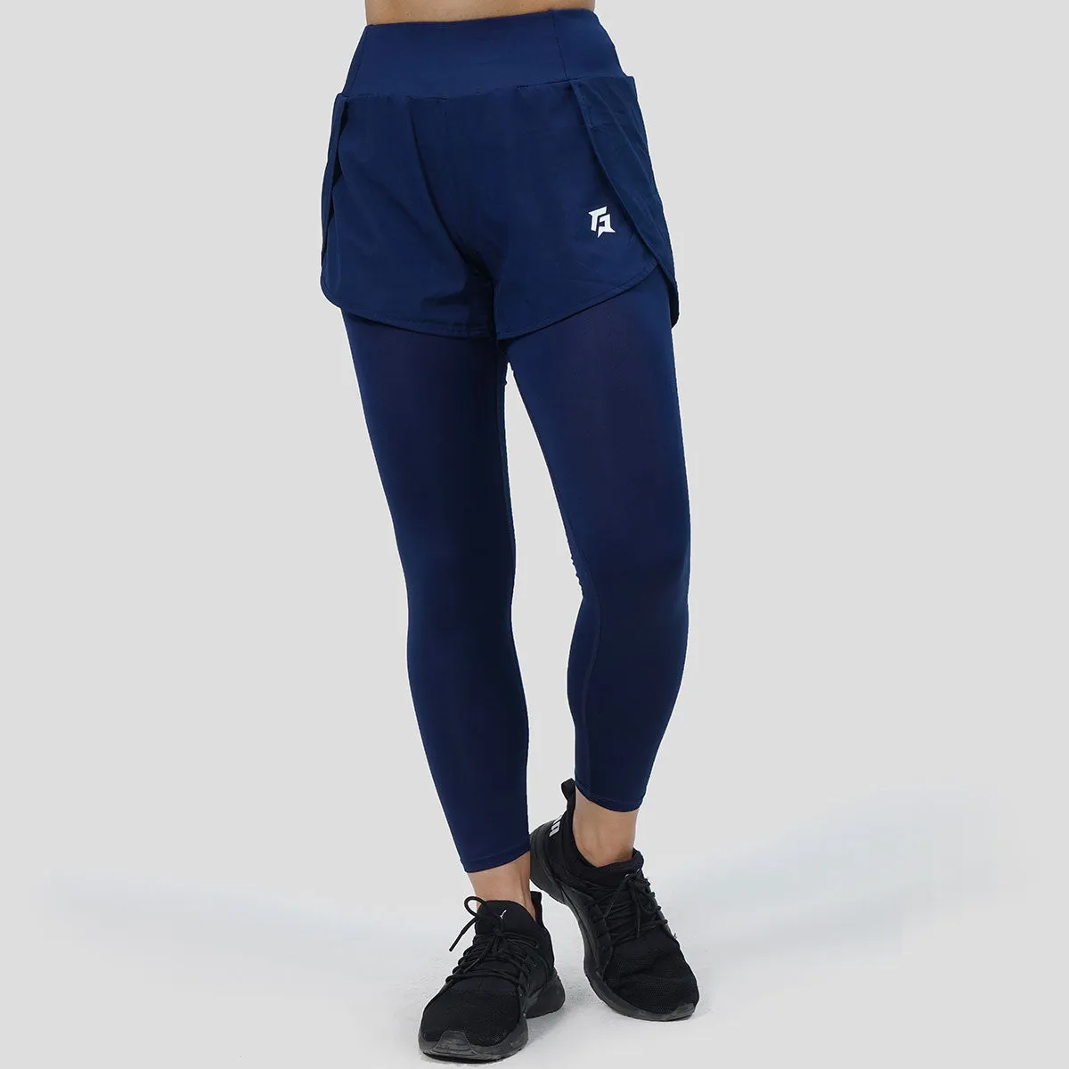 Compression Legging Shorts (Blue)