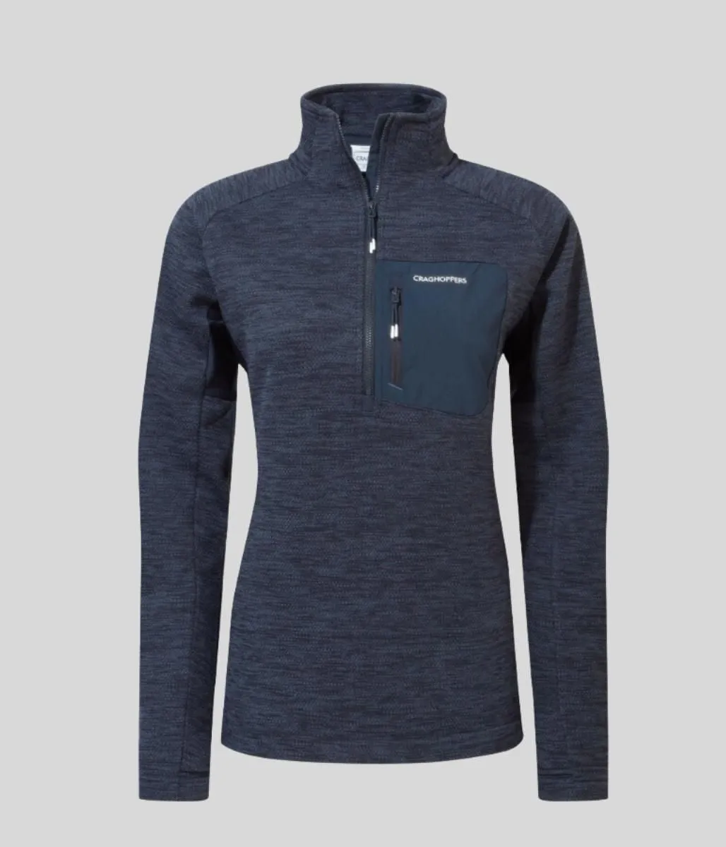 Craghoppers Navy Trina Half Zip Fleece