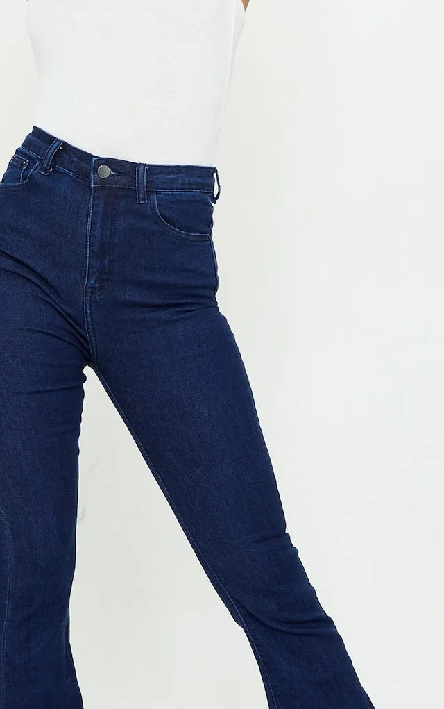 Dark Blue Bootcut Flare Jeans