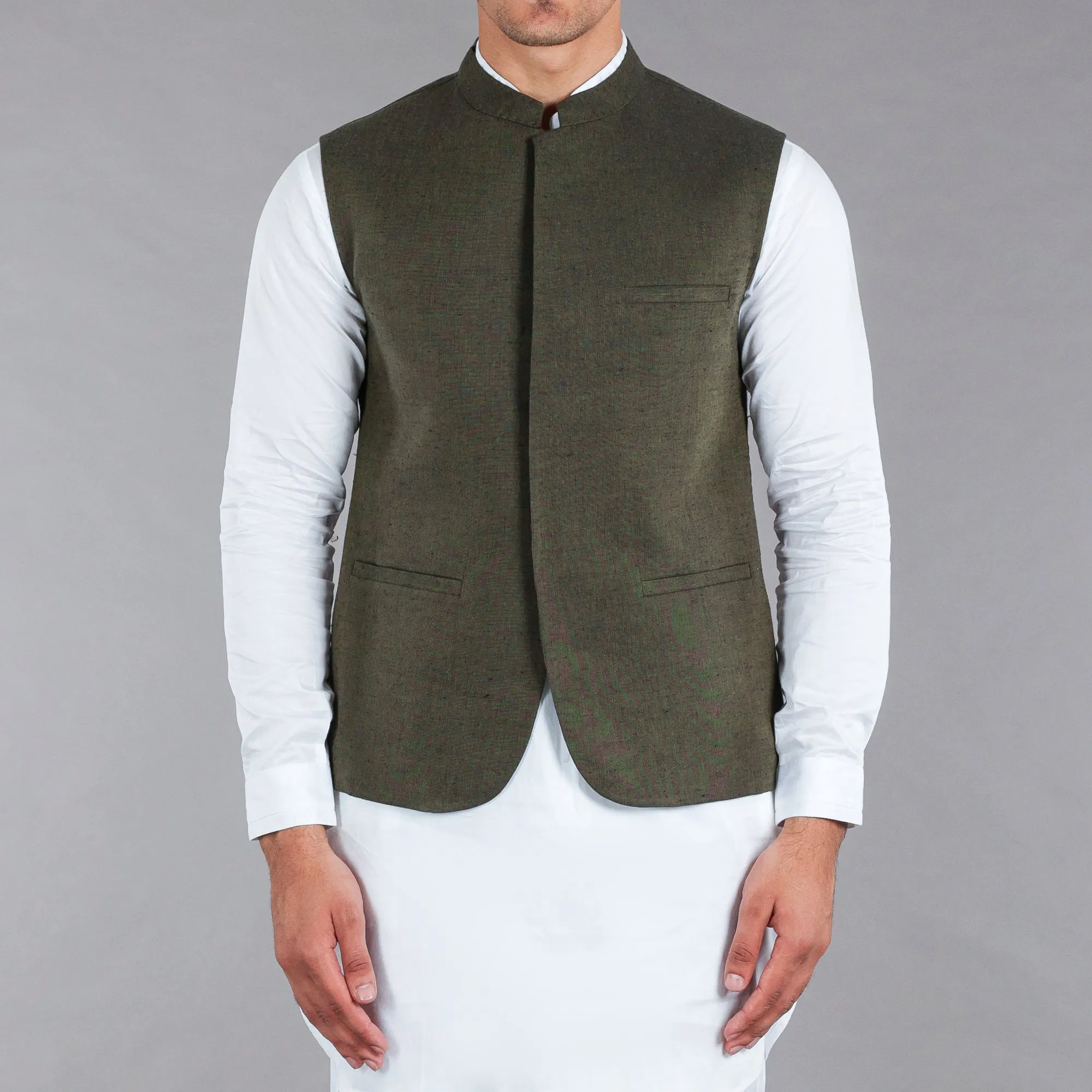 Dark Green Waistcoat