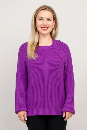 Davis Sweater, Purple