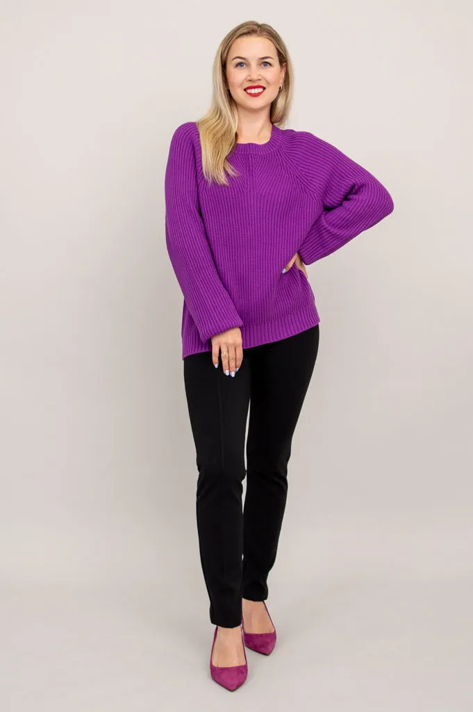 Davis Sweater, Purple