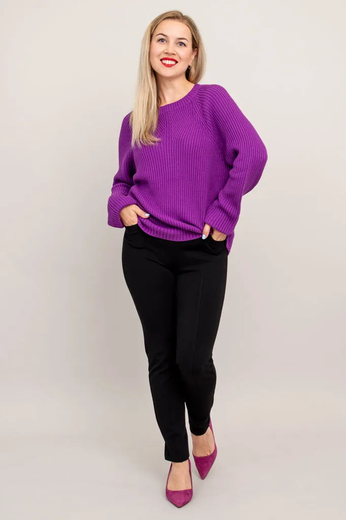 Davis Sweater, Purple