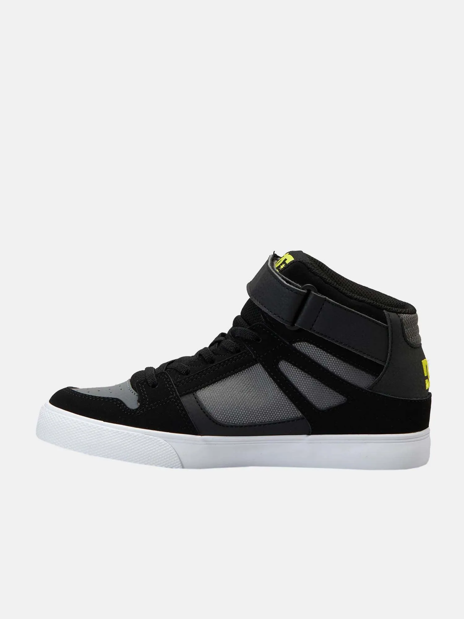 DC Youth Pure High-Top EV - Black / Soft Lime