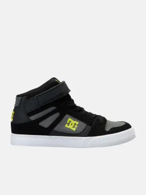 DC Youth Pure High-Top EV - Black / Soft Lime