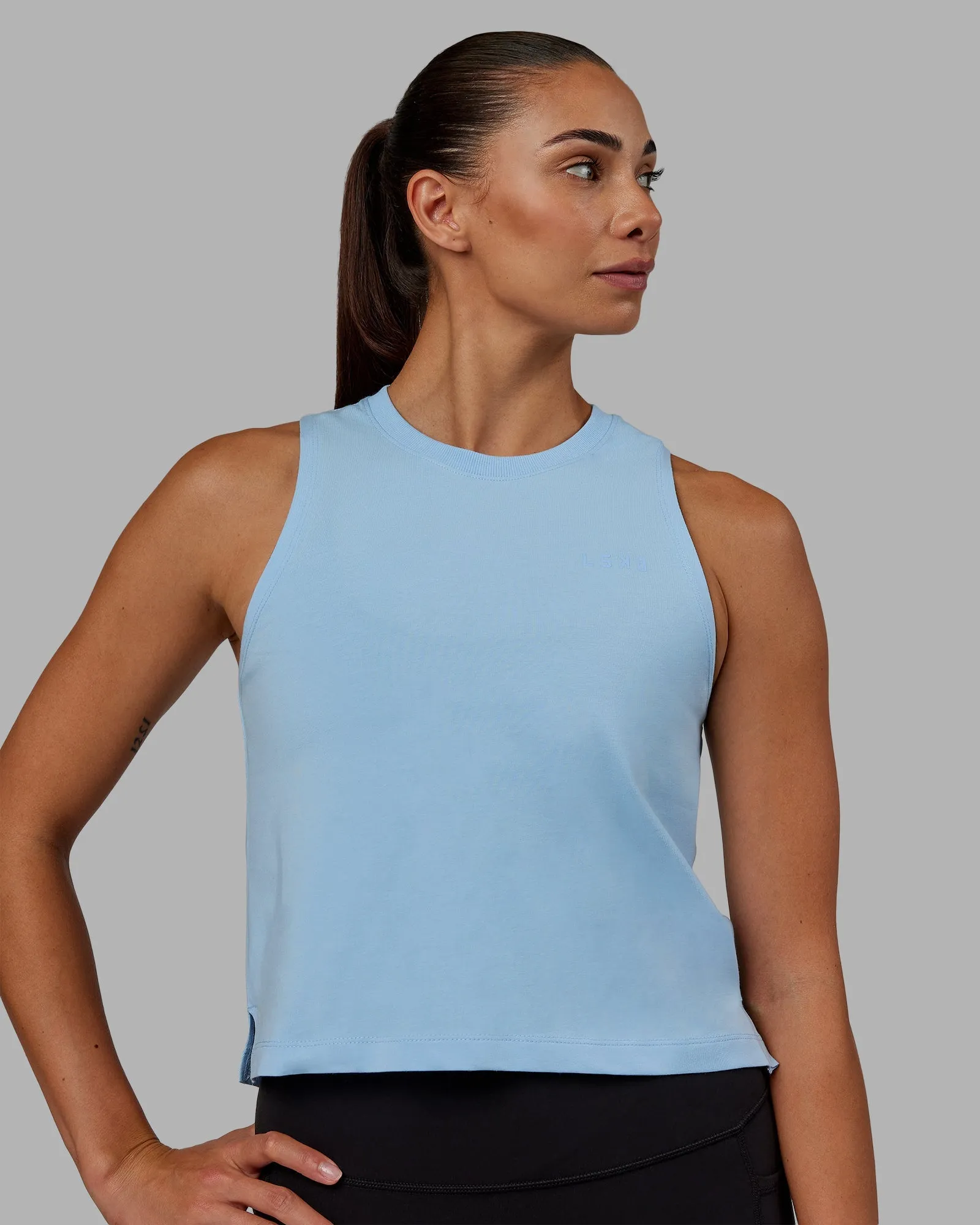 Deluxe PimaFLX Tank - Glacial Blue