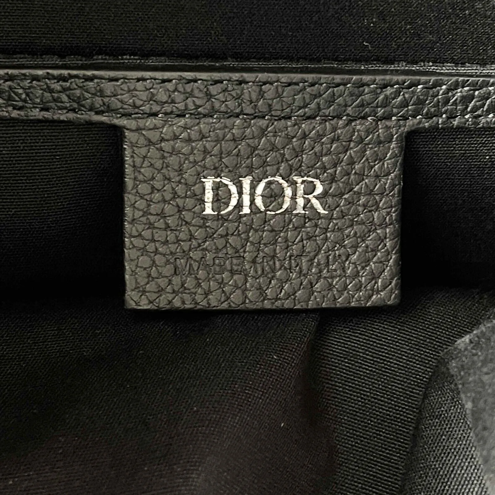 DIOR - Motion Backpack Oblique Jacquard Grained Calfskin Leather