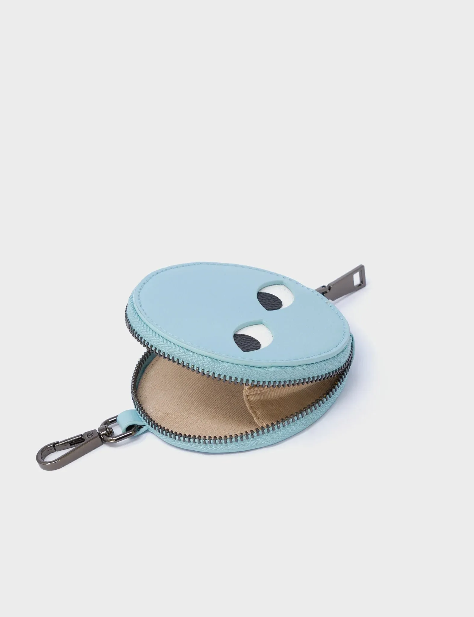 Dottie - Blue Leather Pouch Charm