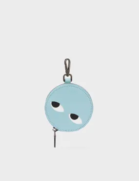 Dottie - Blue Leather Pouch Charm