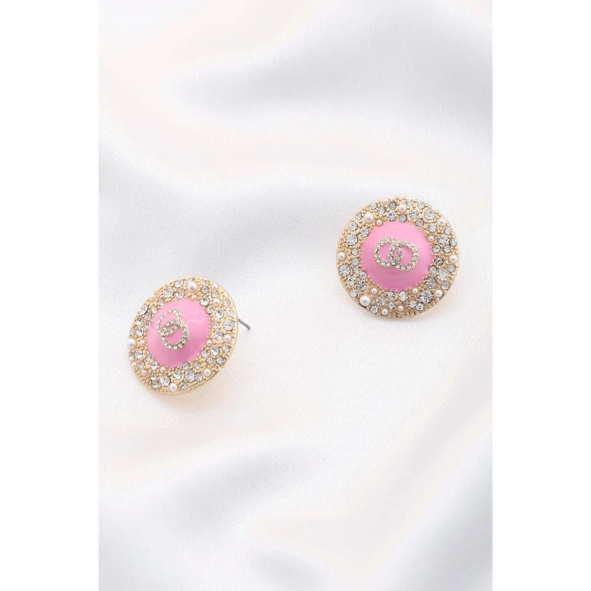 Double Circle Round Metal Earring