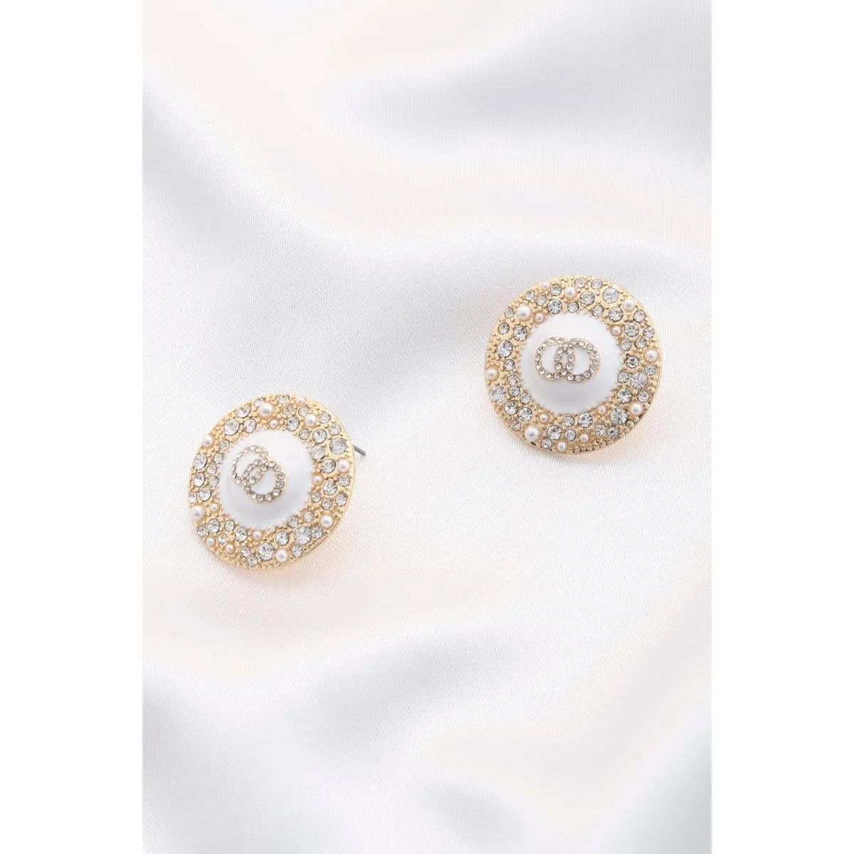 Double Circle Round Metal Earring