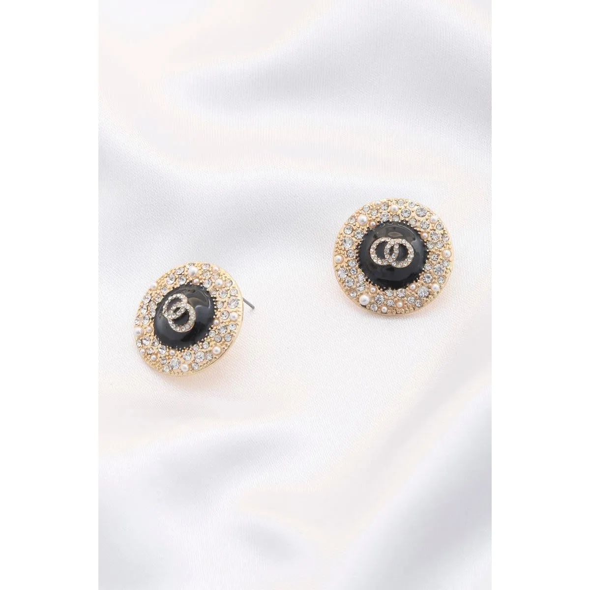 Double Circle Round Metal Earring