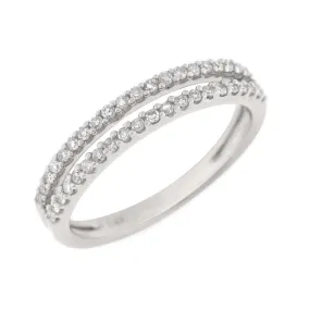 Double Row Pave Ring