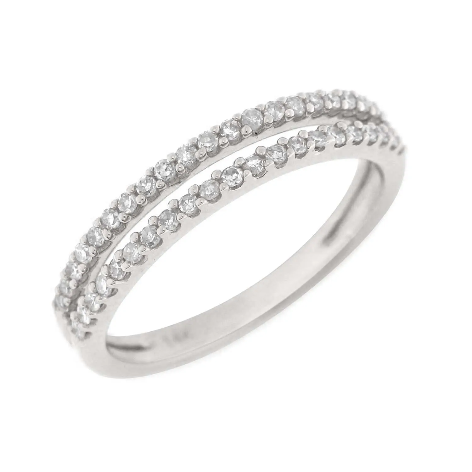 Double Row Pave Ring