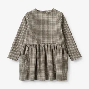 Dress Aima - autumn sky check