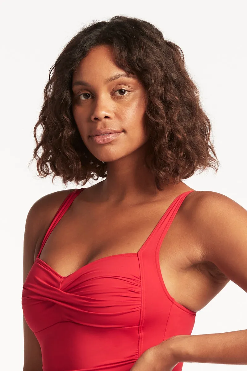 Eco Essentials Twist Front One Piece