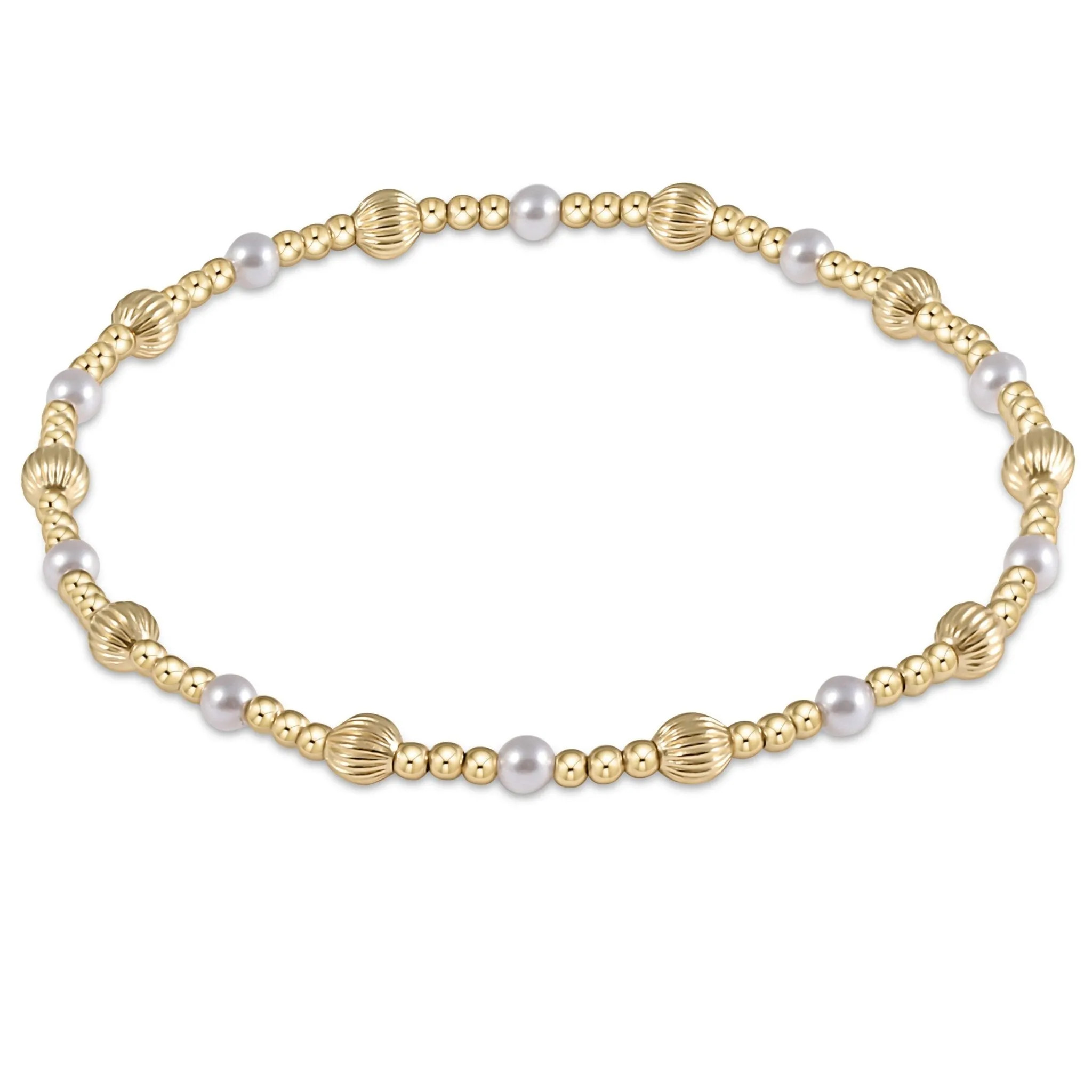 Enewton  Dignity Sincerity Pattern 4mm Bead Bracelet