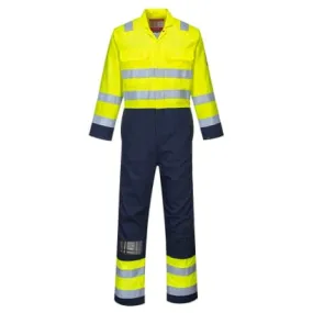 Flame Retardant Hi Vis Anti-Static Bizflame Pro Coverall-Portwest BIZ7