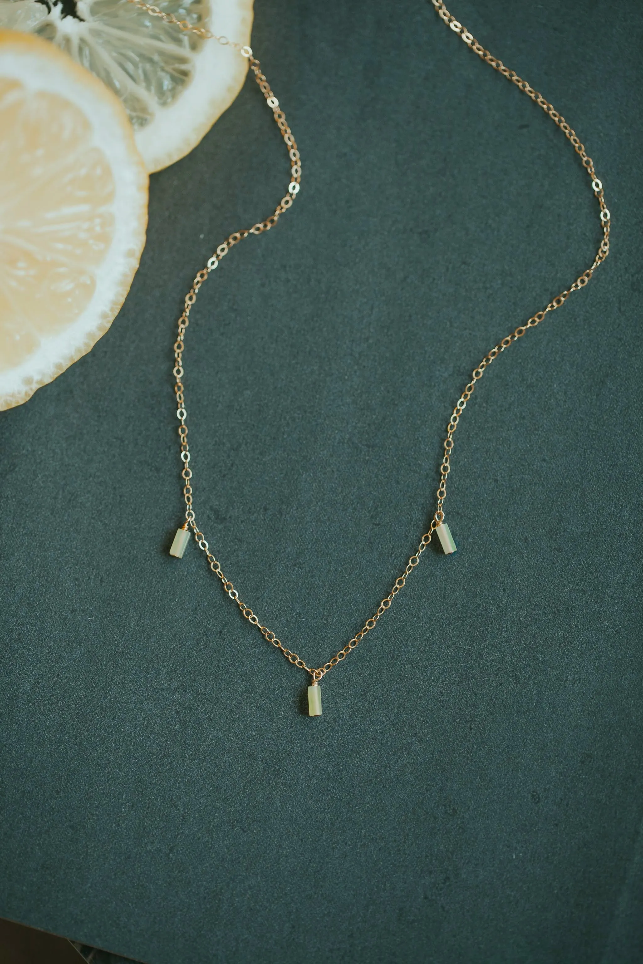 Gemma Trio Necklace –Last Chance Stones