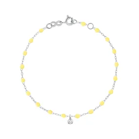 Gigi Supreme 1 Diamond Bracelet, Mimosa, White Gold, 6.7"