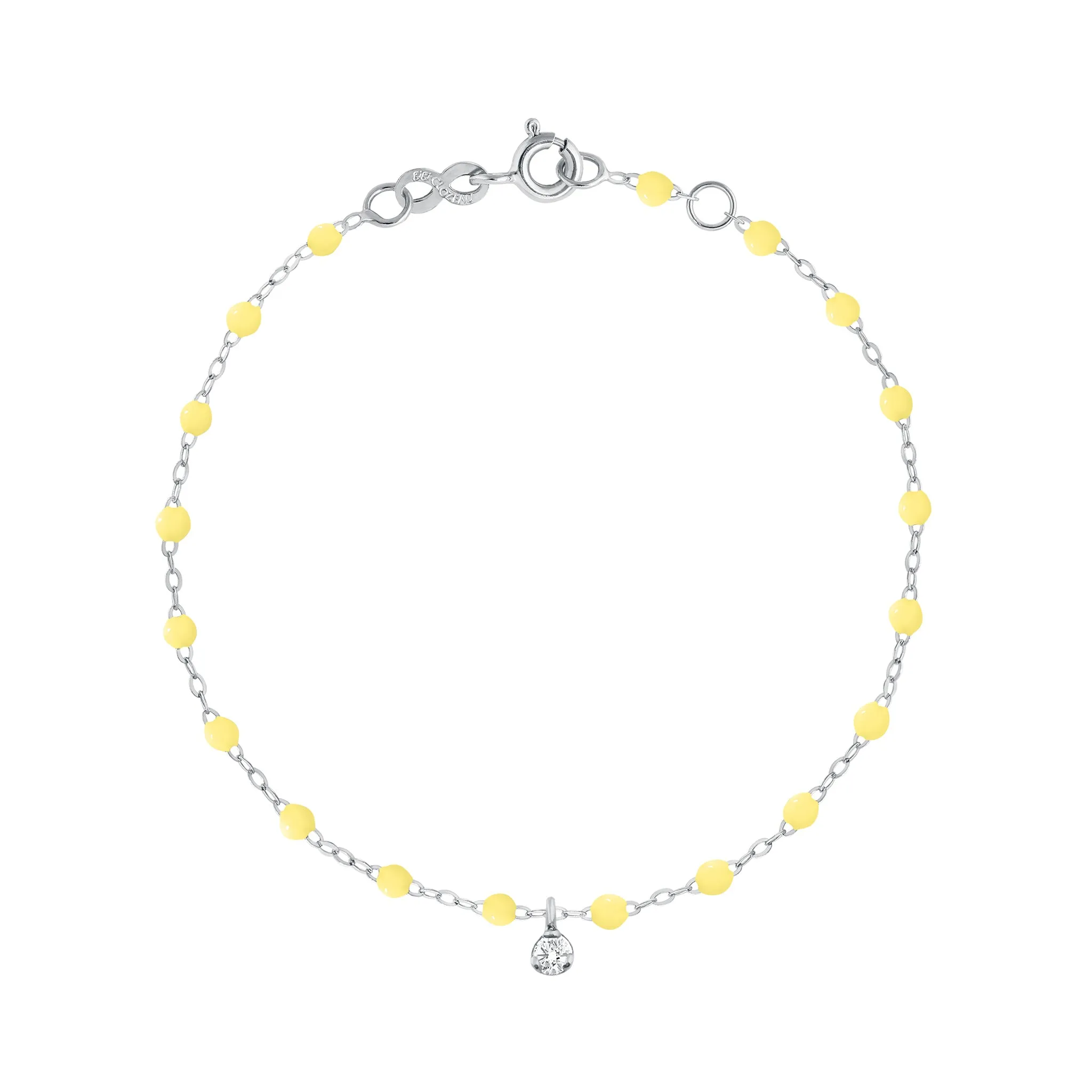 Gigi Supreme 1 Diamond Bracelet, Mimosa, White Gold, 6.7"