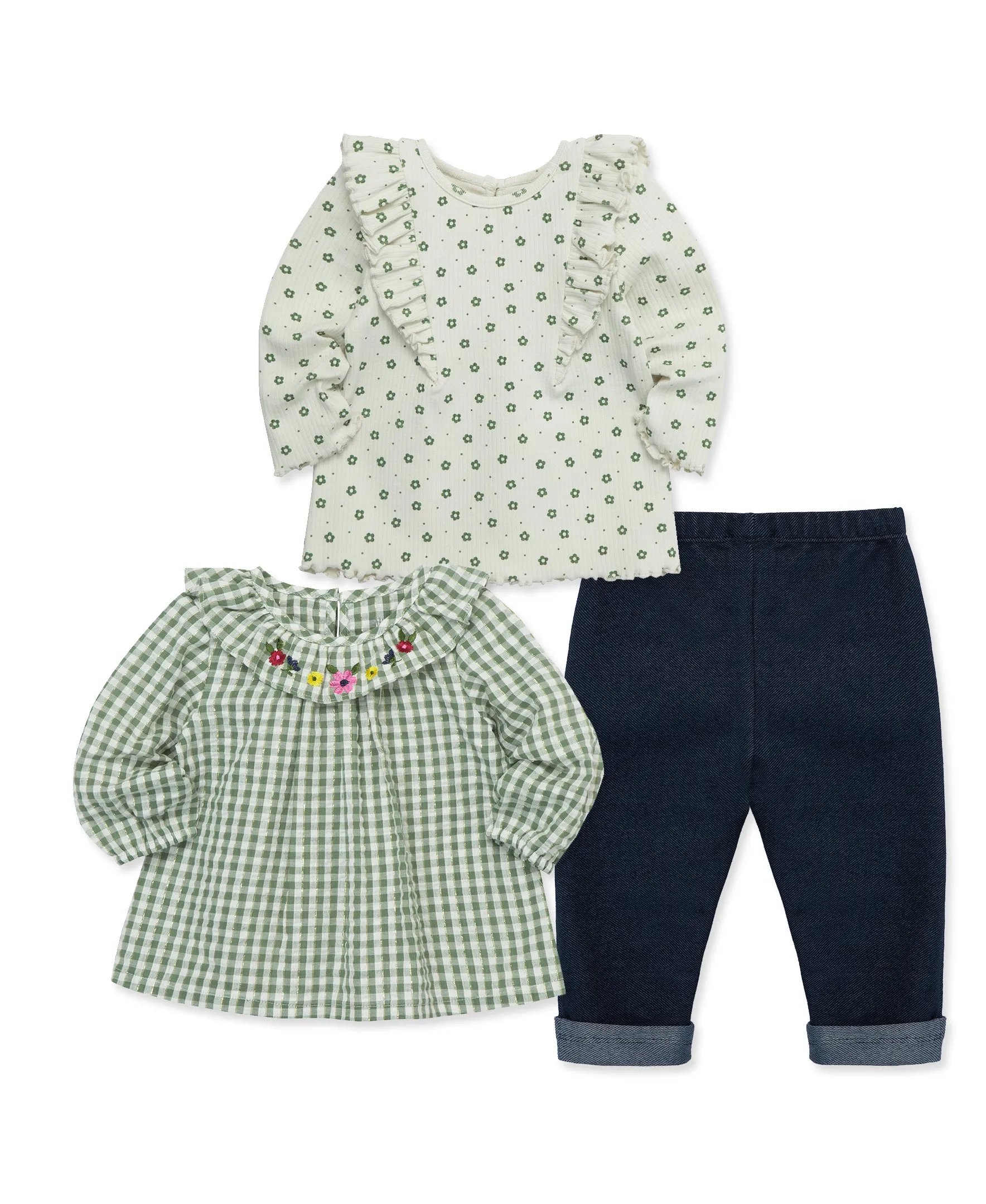 Gingham 3-Piece Play Set (2T-4T)