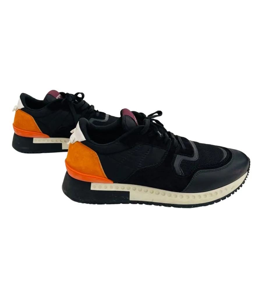 Givenchy Active Runner Suede & Leather Sneakers. Size 41