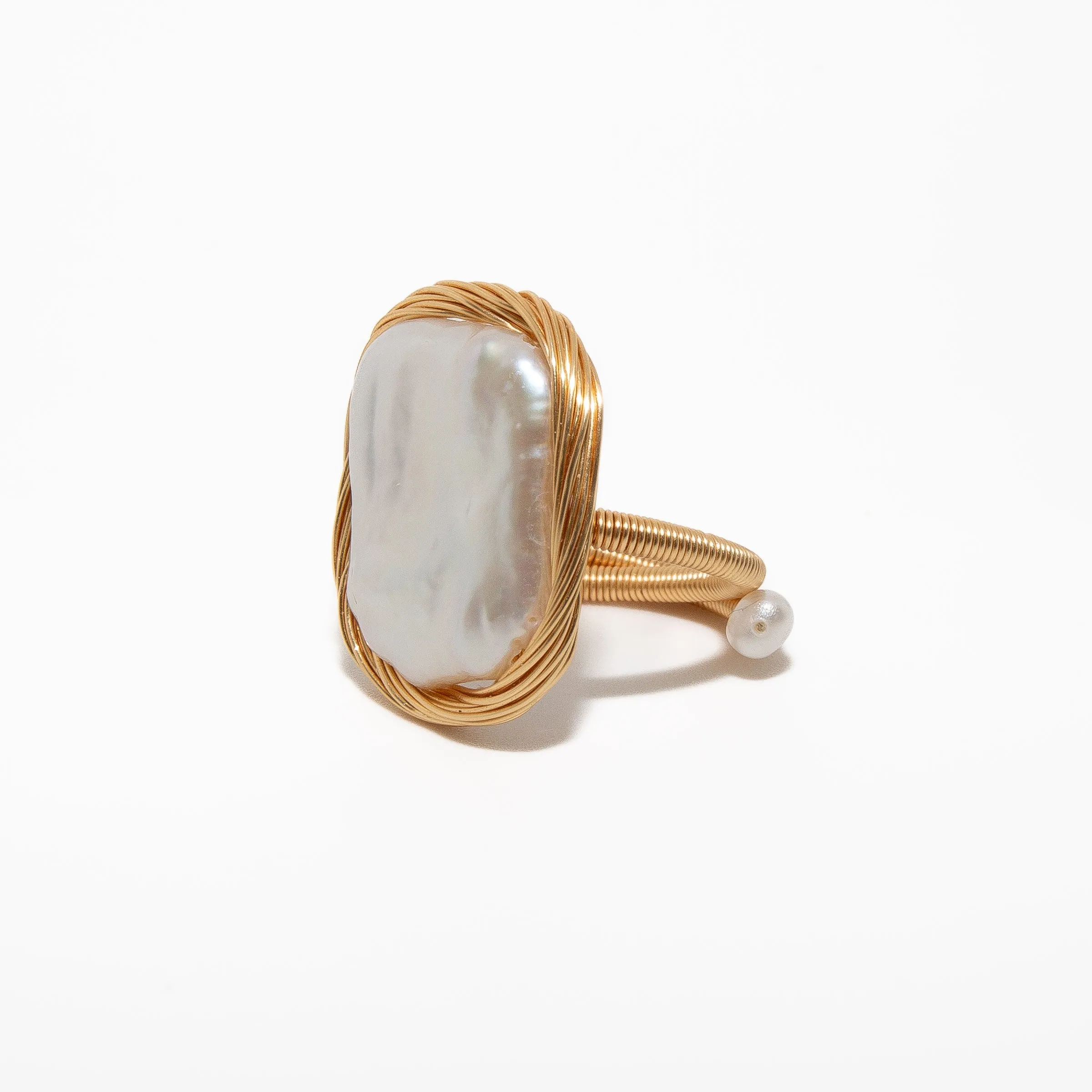 Golden Botero Ring