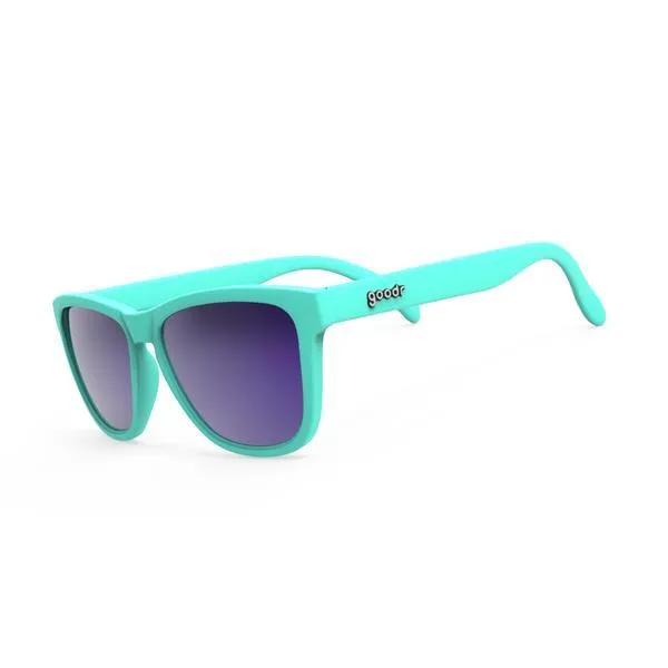 Goodr OG Sunglasses "Electronic Dinotopia Carnival"