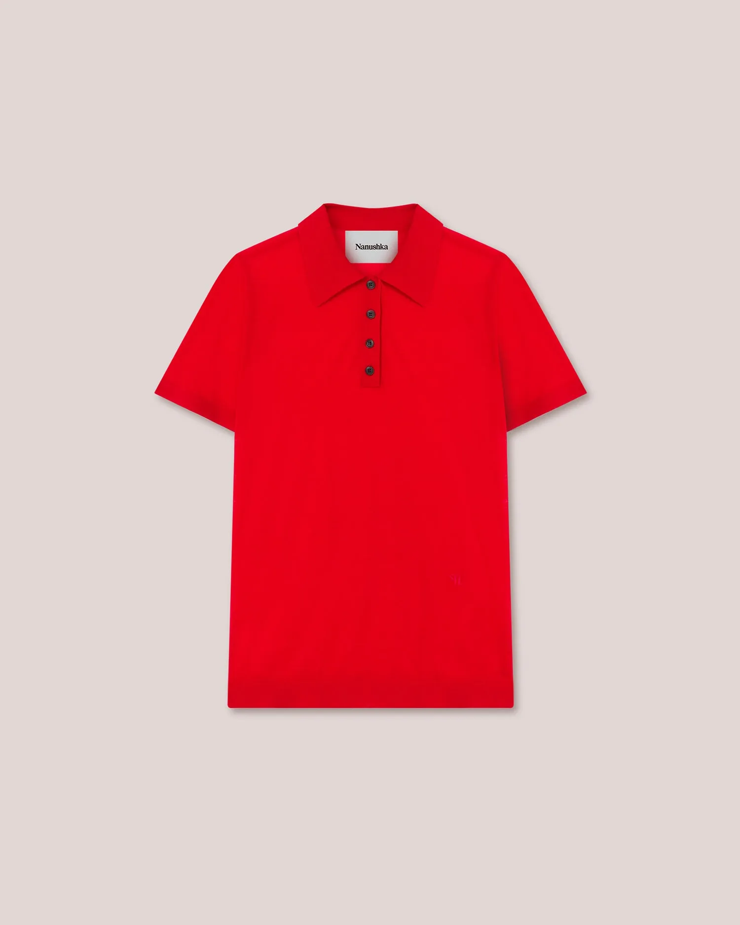 Hatti - Sale Merino Wool Top - Red Cny 21