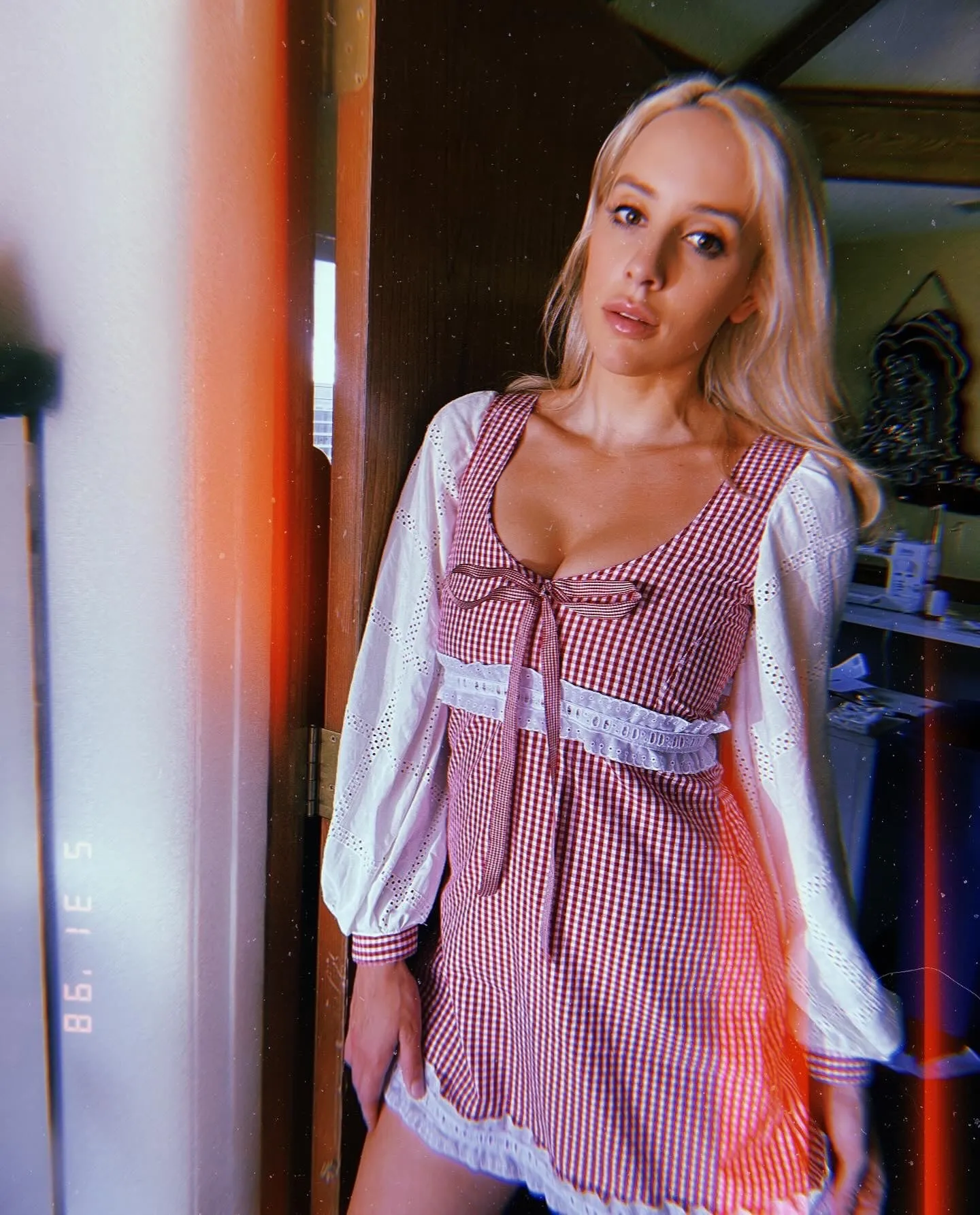 Heartstrings Babydoll Gingham Dress