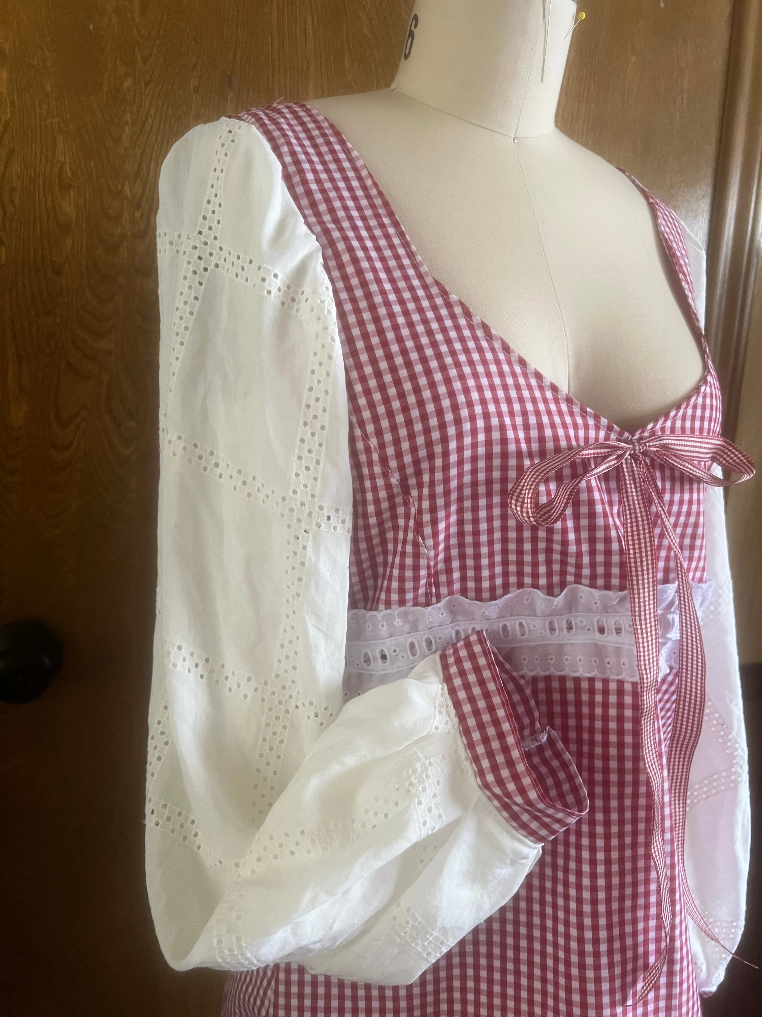 Heartstrings Babydoll Gingham Dress