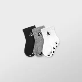 Infants: Grip Socks - BGW 3 Pack