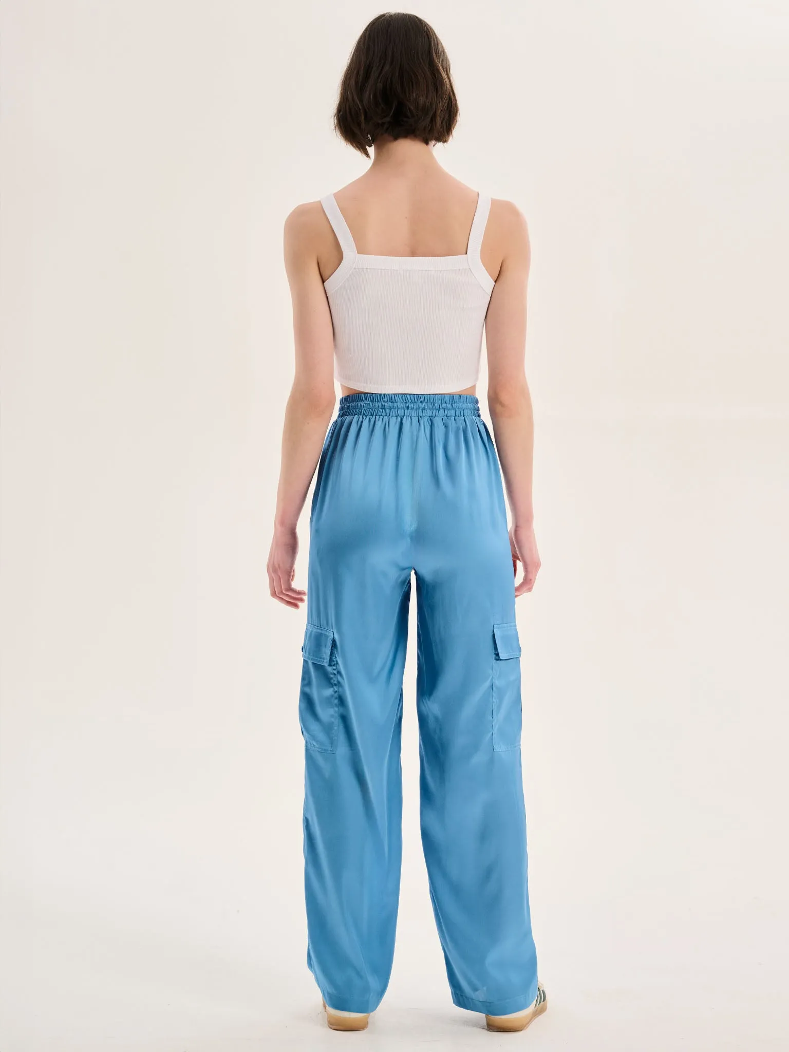 Ismerie Trouser in Light Blue