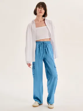 Ismerie Trouser in Light Blue