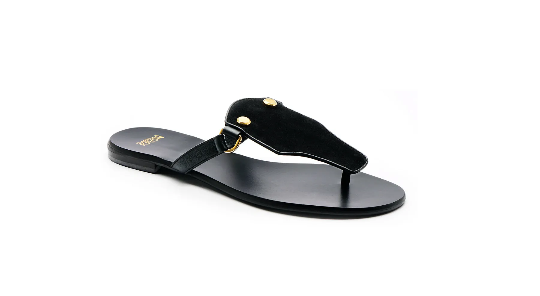 IZZY SANDAL SUEDE BLACK