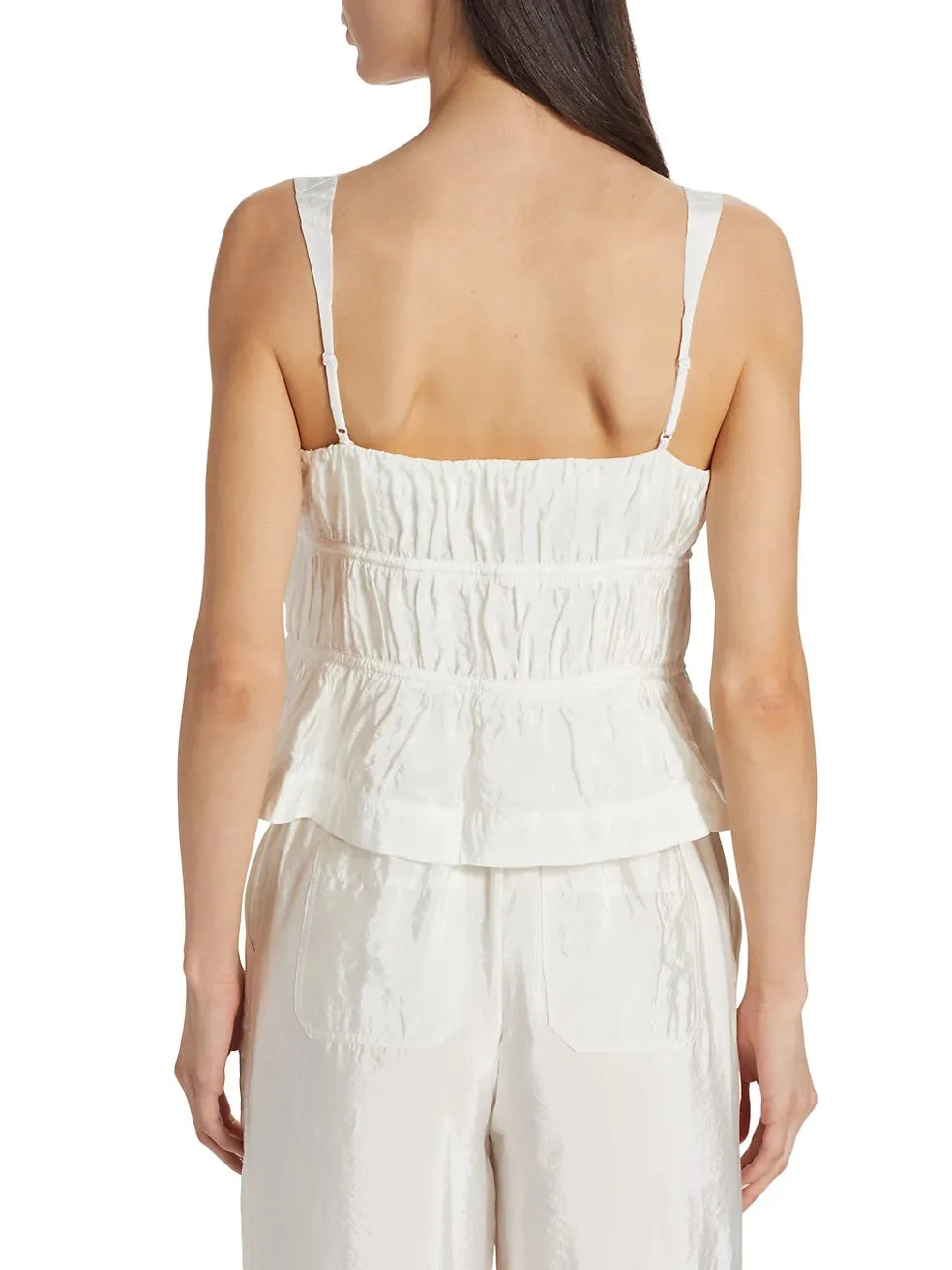 Jonathan Simkhai - Abilene Parachute Top - White