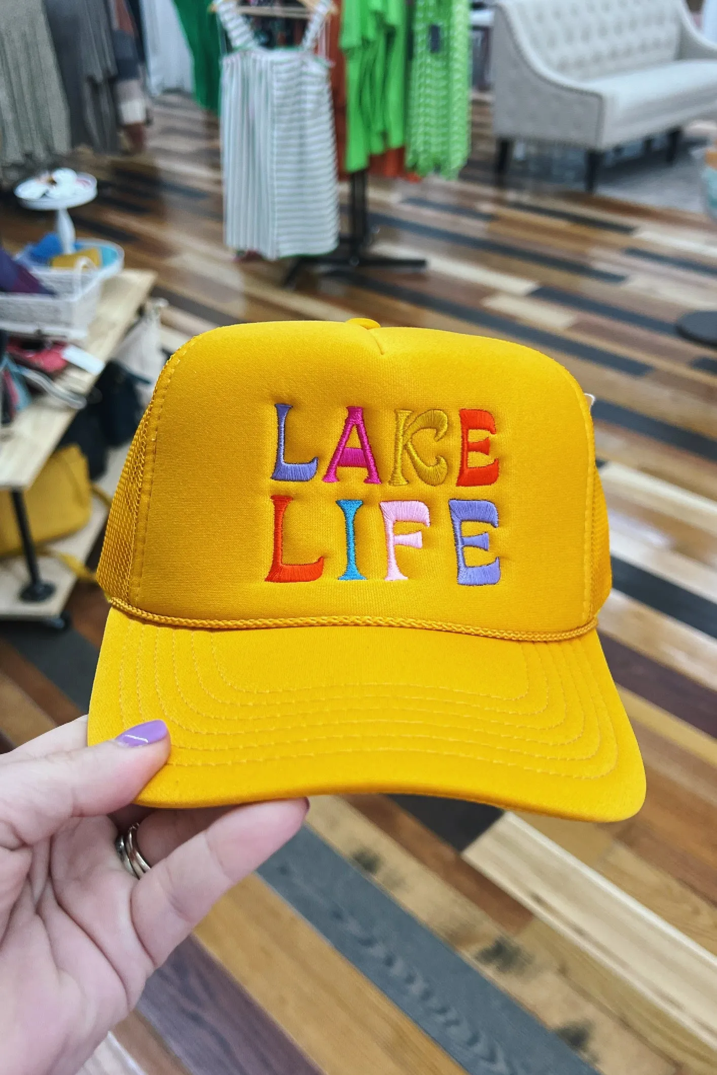 Lake Life Foam Trucker Hat