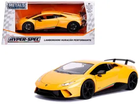 Lamborghini Huracan Perfomante Metallic Yellow 1/24 Diecast Model Car by Jada