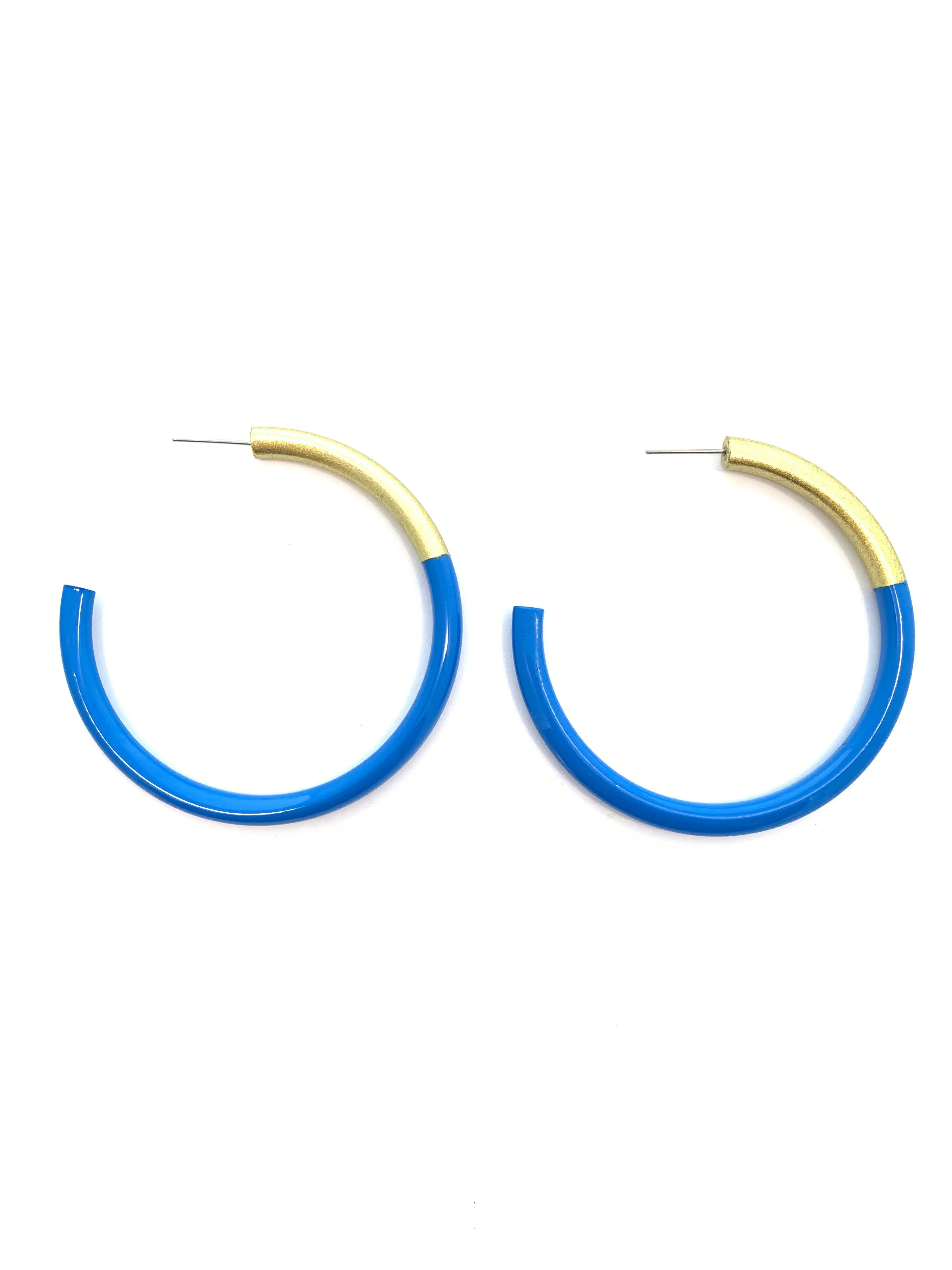 Lg LIZ Hoops in Royal Blue