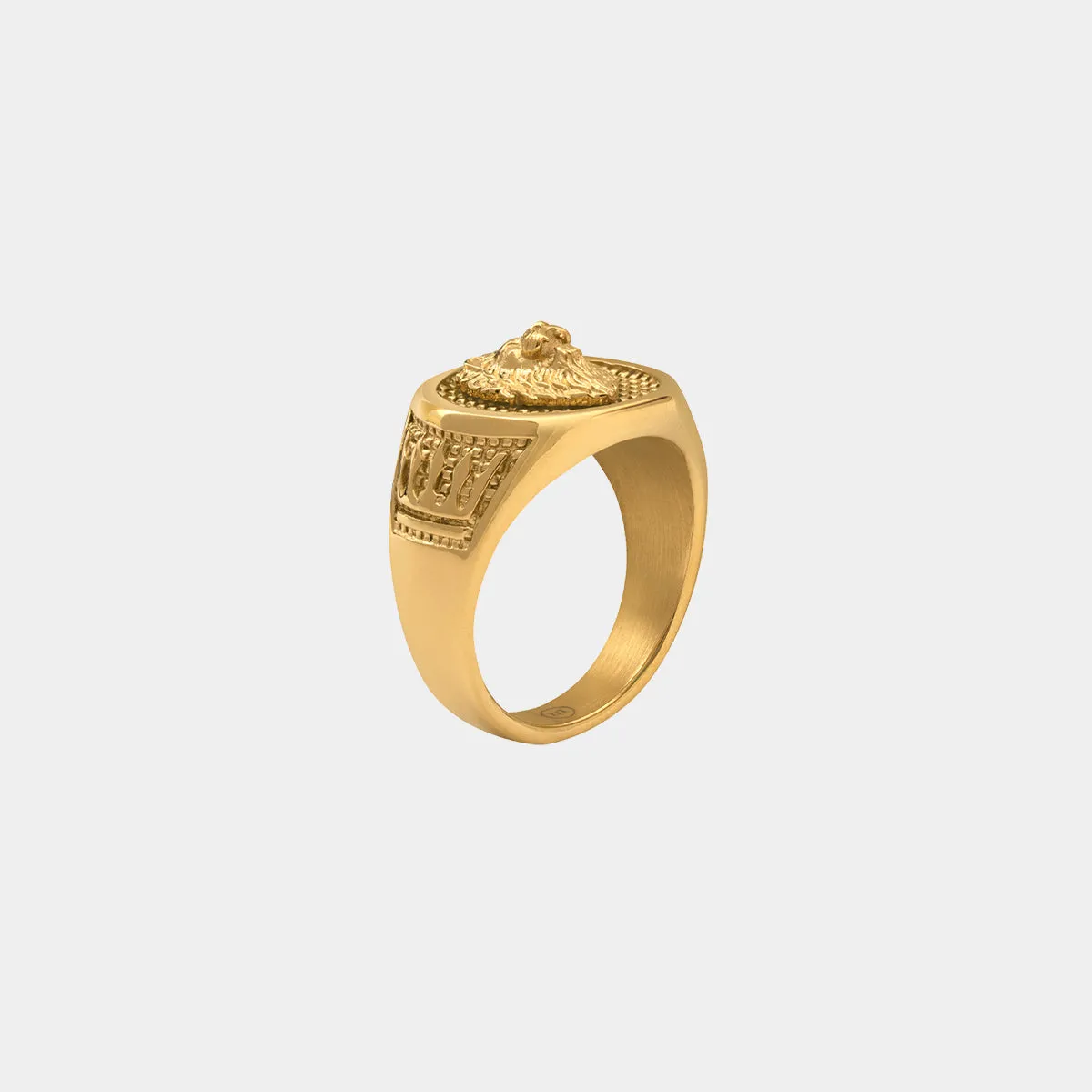 Lion Crown Ring - Gold