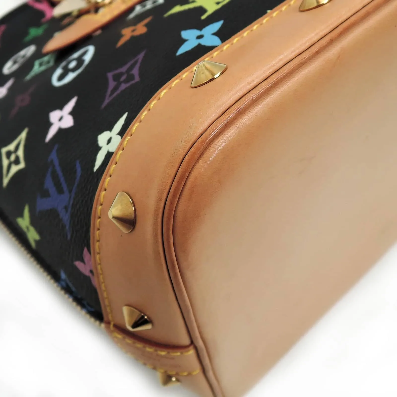 Louis Vuitton Alma PM Black Multicolor Monogram Canvas