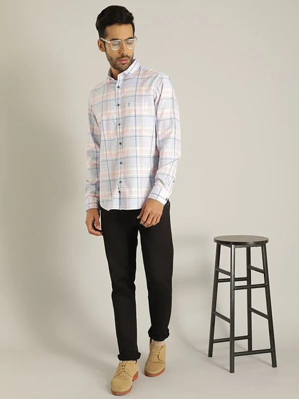 Men Checked Full Sleeve Cotton Shirt