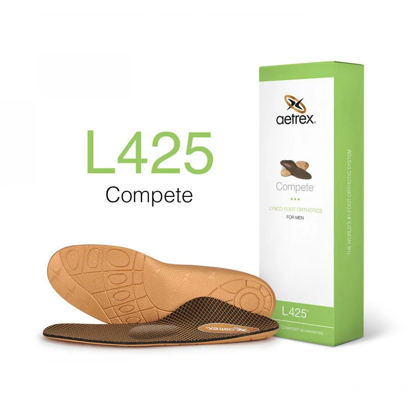 Men's Compete Posted Orthotics W/ Metatarsal Support