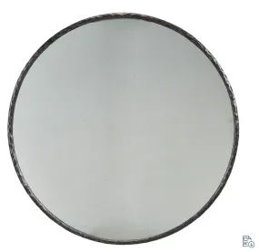 Metal Edge Round Mirror